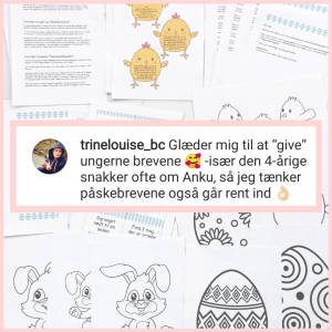 Påskebreve – mini påskekalender med skattejagt (pdf)