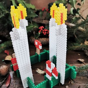 Adventskrans perler, 2 designs (PDF)