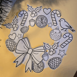 Julekrans klippeklistre (PDF)