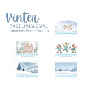 Tabelpuslespil vinter (PDF)