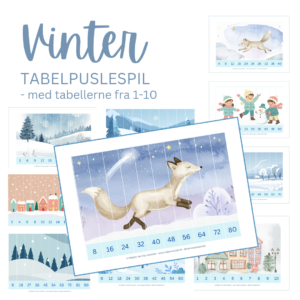 Tabelpuslespil vinter (PDF)