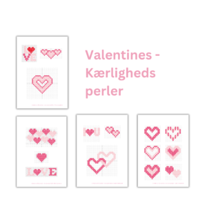 Valentines / Kærligheds perler (PDF)